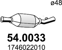 ASSO 54.0033 - Катализатор autosila-amz.com