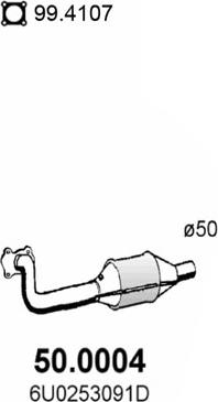 ASSO 50.0004 - Катализатор autosila-amz.com