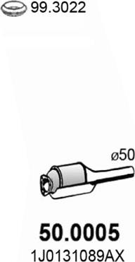 ASSO 500005 - Катализатор autosila-amz.com