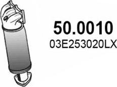 ASSO 500010 - Катализатор autosila-amz.com