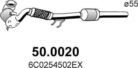 ASSO 50.0020 - Катализатор autosila-amz.com