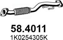 ASSO 58.4011 - Труба выхлопного газа autosila-amz.com