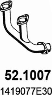 ASSO 52.1007 - Труба выхлопного газа autosila-amz.com