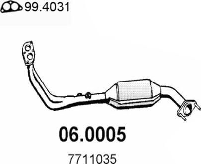 ASSO 06.0005 - Катализатор autosila-amz.com