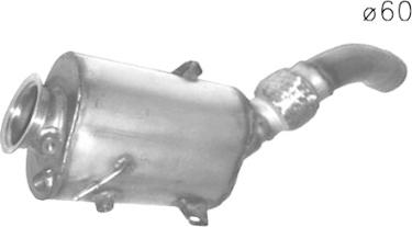 ASSO 08.15001 - Сажевый / частичный фильтр, система выхлопа ОГ autosila-amz.com