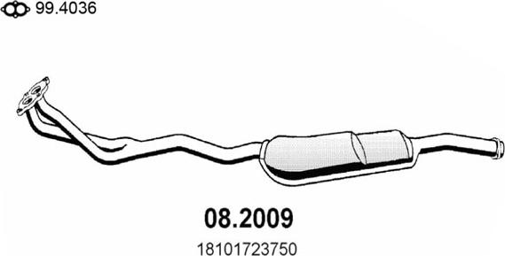 ASSO 08.2009 - Предглушитель выхлопных газов autosila-amz.com