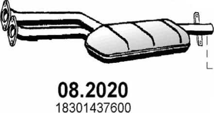 ASSO 08.2020 - Предглушитель выхлопных газов autosila-amz.com