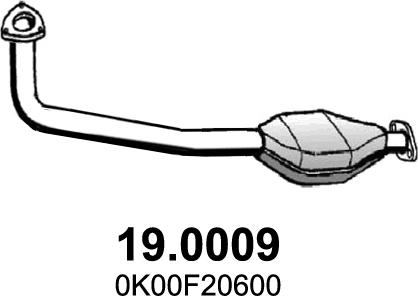 ASSO 19.0009 - Катализатор autosila-amz.com
