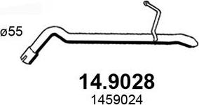ASSO 14.9028 - Труба выхлопного газа autosila-amz.com