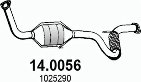 ASSO 14.0056 - Катализатор autosila-amz.com