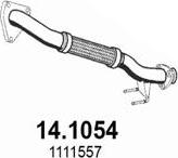 ASSO 14.1054 - Труба глушителя передняя GALAXY 1.9 TDI 04/2000 autosila-amz.com