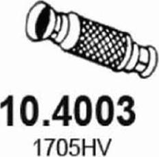 ASSO 10.4003 - Труба выхлопного газа autosila-amz.com