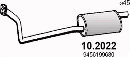 ASSO 10.2022 - Предглушитель выхлопных газов autosila-amz.com