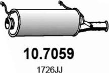 ASSO 10.7059 - Глушитель выхлопных газов, конечный autosila-amz.com