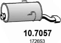 ASSO 10.7057 - Глушитель выхлопных газов, конечный autosila-amz.com