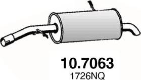 ASSO 10.7063 - Монтажный комплект, глушитель autosila-amz.com