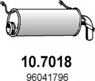 ASSO 10.7018 - Глушитель выхлопных газов, конечный autosila-amz.com