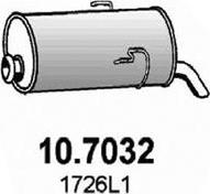 ASSO 10.7032 - Глушитель выхлопных газов, конечный autosila-amz.com