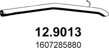 ASSO 12.9013 - Труба выхлопного газа autosila-amz.com