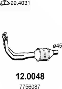 ASSO 12.0048 - Катализатор autosila-amz.com