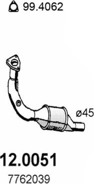 ASSO 12.0051 - Катализатор autosila-amz.com