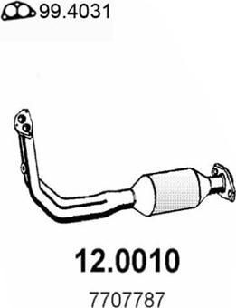 ASSO 12.0010 - Катализатор autosila-amz.com