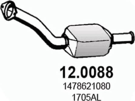 ASSO 12.0088 - Катализатор autosila-amz.com