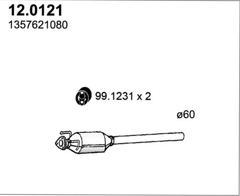 ASSO 12.0121 - Катализатор autosila-amz.com