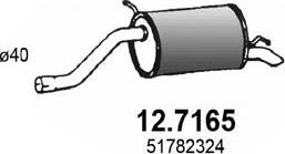 ASSO 12.7165 - Глушитель выхлопных газов, конечный autosila-amz.com