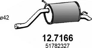 ASSO 12.7166 - Глушитель выхлопных газов, конечный autosila-amz.com