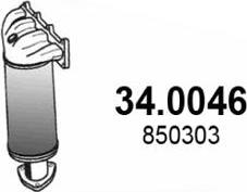 ASSO 34.0046 - Катализатор autosila-amz.com