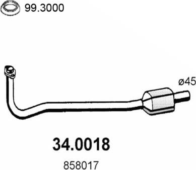 ASSO 34.0018 - Катализатор autosila-amz.com