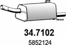 ASSO 34.7102 - Глушитель выхлопных газов, конечный autosila-amz.com