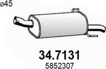 ASSO 34.7131 - Глушитель выхлопных газов, конечный autosila-amz.com