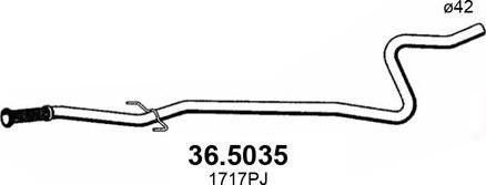 ASSO 36.5035 - Труба выхлопного газа autosila-amz.com