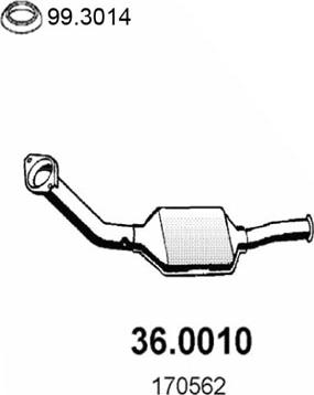 ASSO 36.0010 - Катализатор autosila-amz.com