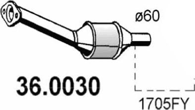 ASSO 36.0030 - Катализатор autosila-amz.com