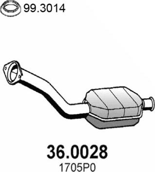 ASSO 36.0028 - Катализатор autosila-amz.com