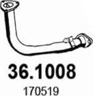 ASSO 36.1008 - Труба выхлопного газа autosila-amz.com