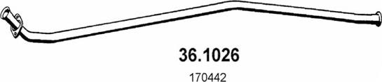 ASSO 36.1026 - Труба выхлопного газа autosila-amz.com