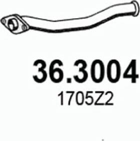 ASSO 36.3004 - Труба выхлопного газа autosila-amz.com