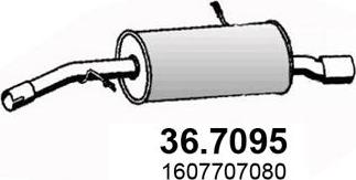 ASSO 36.7095 - Глушитель выхлопных газов, конечный autosila-amz.com