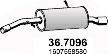ASSO 36.7096 - Глушитель выхлопных газов, конечный autosila-amz.com