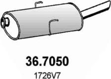 ASSO 36.7050 - Глушитель выхлопных газов, конечный autosila-amz.com