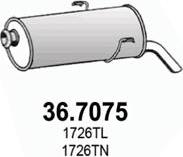 ASSO 36.7075 - Глушитель выхлопных газов, конечный autosila-amz.com
