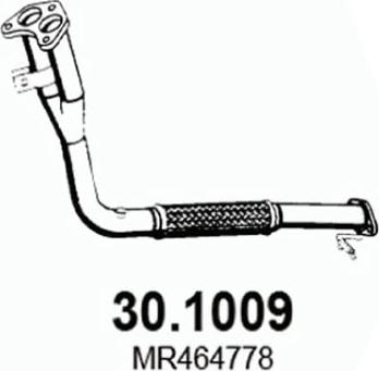 ASSO 30.1009 - Труба выхлопного газа autosila-amz.com