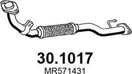 ASSO 30.1017 - Труба выхлопного газа autosila-amz.com