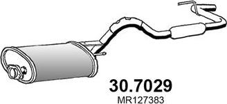 ASSO 30.7029 - Глушитель выхлопных газов, конечный autosila-amz.com