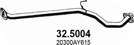 ASSO 32.5004 - Труба выхлопного газа autosila-amz.com