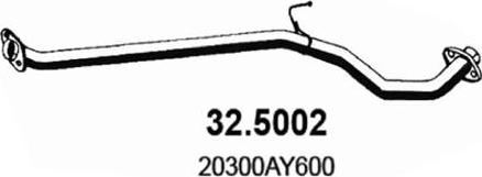 ASSO 32.5002 - Труба выхлопного газа autosila-amz.com